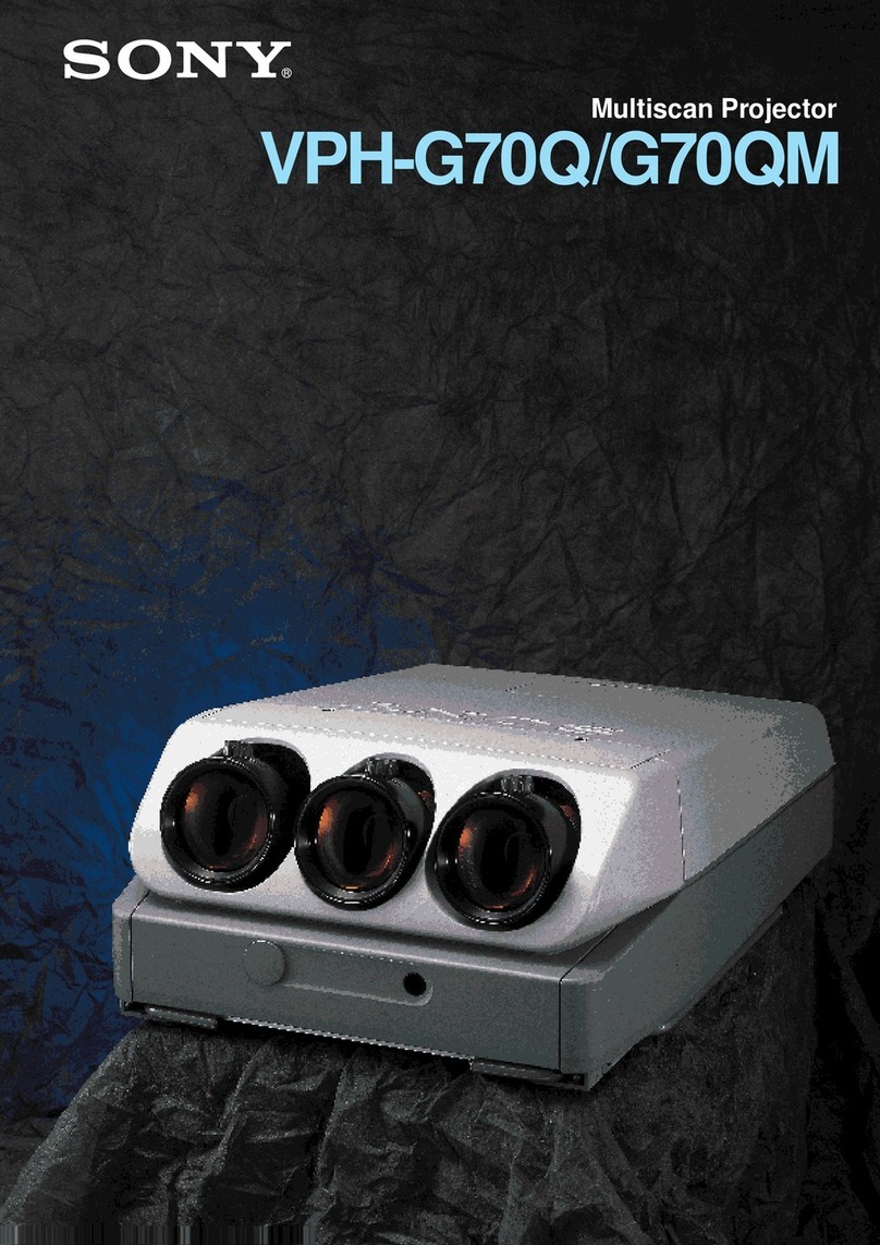Sony VPH-G70Q User manual