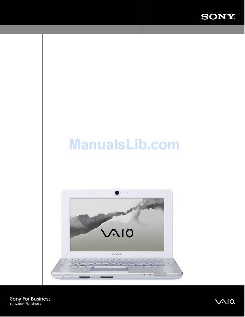 Sony VPCW111XX User manual