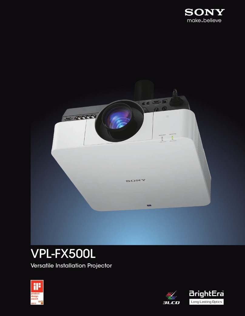 Sony VPL-FX500L Brochure & specs