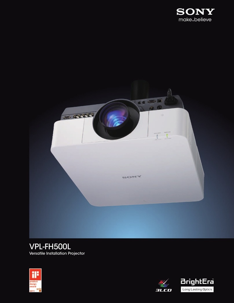 Sony VPL-FH500L User manual