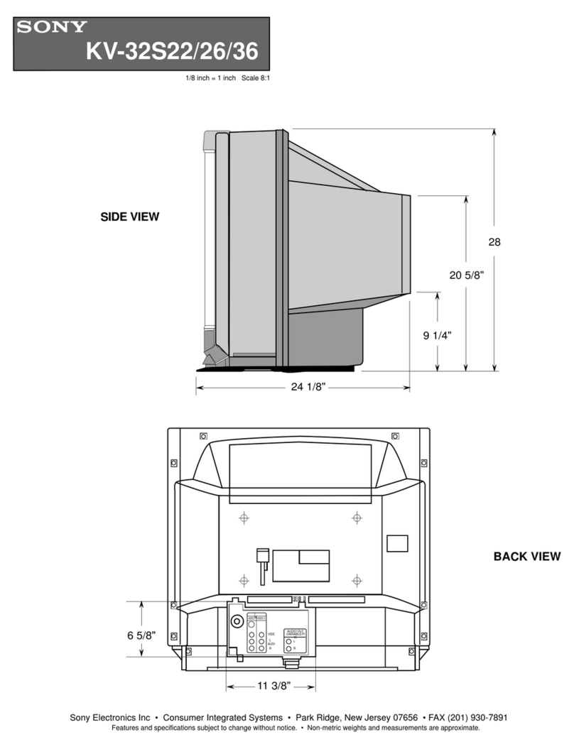 Sony Trinitron KV-32S22 User instructions
