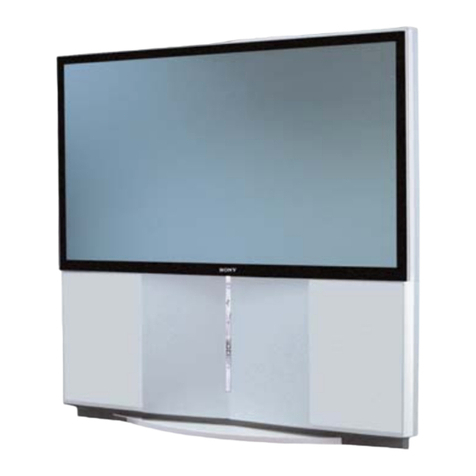 Sony KP-65WV700 - 65" Wide Screen Projection Tv User manual