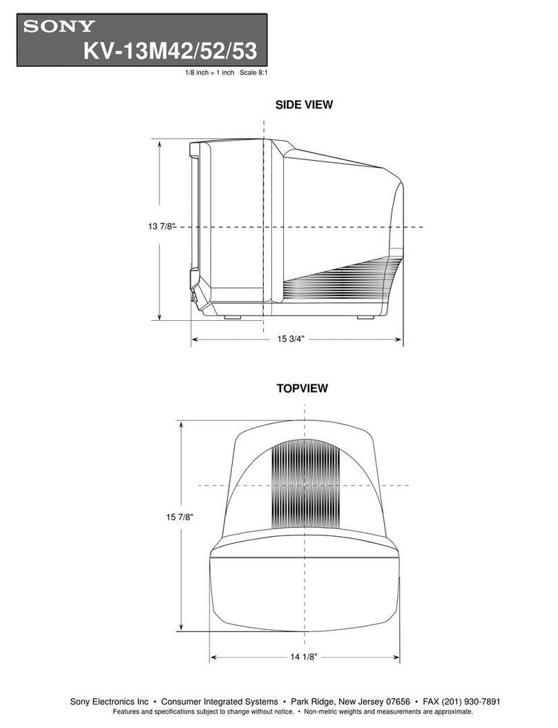 Sony Trinitron KV-13M52 User instructions