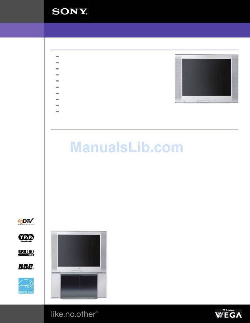 Sony WEGA KD 32FS130 User manual