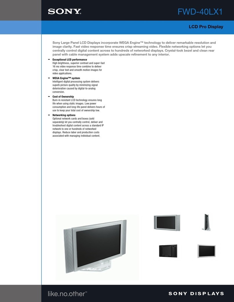 Sony FWD-40LX1 User manual