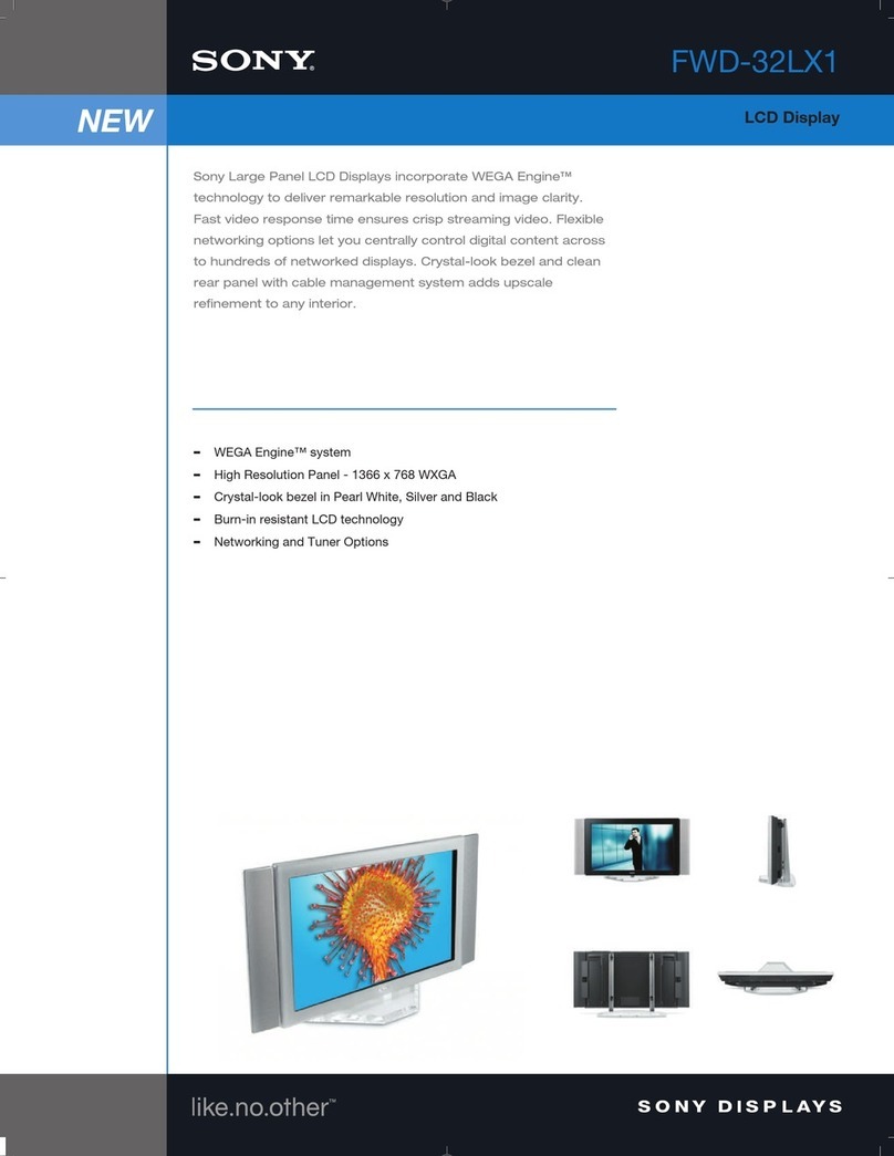 Sony FWD-32LX1 User manual