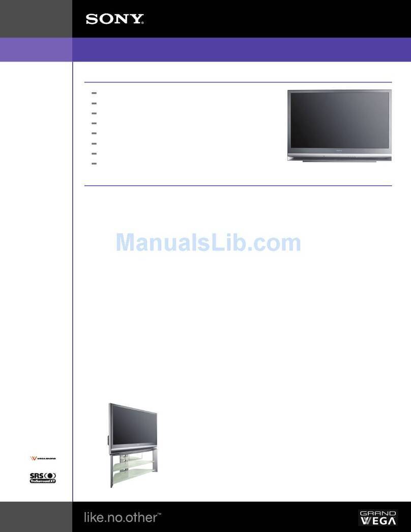 Sony KDF-E50A10 brochure