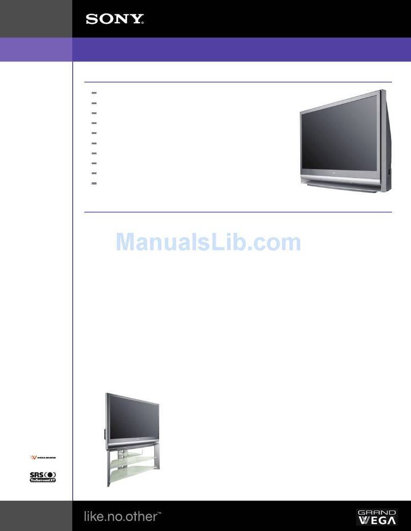 Sony KDF-E42A10 User manual