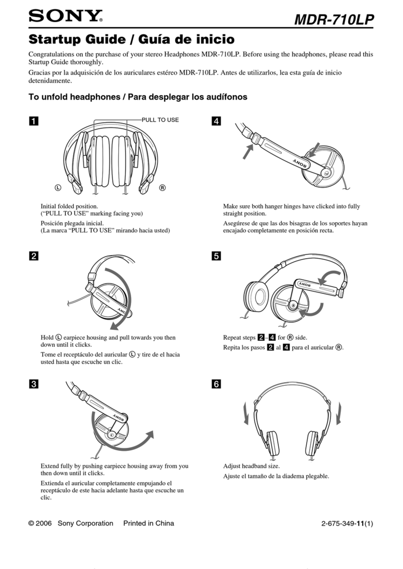 Sony MDR-710LP User guide