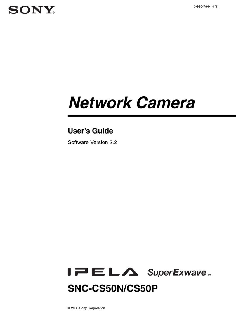 Sony Ipela SNC-CS50N User manual