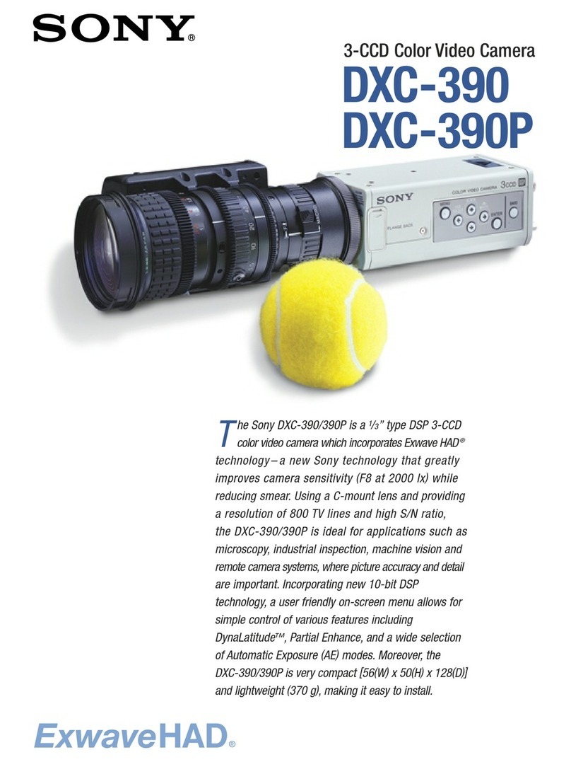 Sony DXC-390P User manual