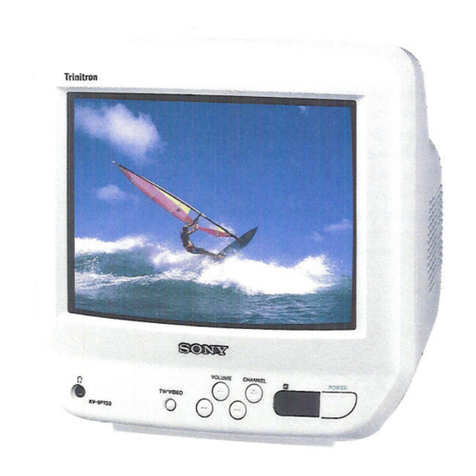 Sony KV-9PT50 - 9" Trinitron Color Tv User manual