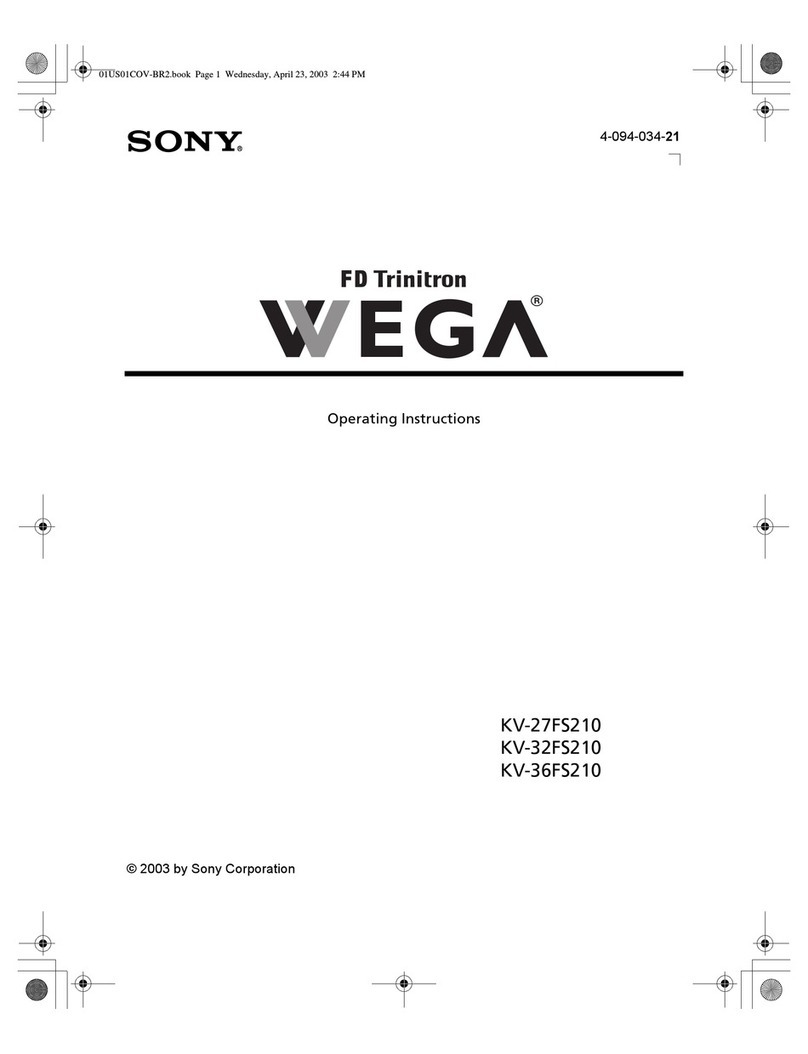 Sony KV-27FS210 User manual