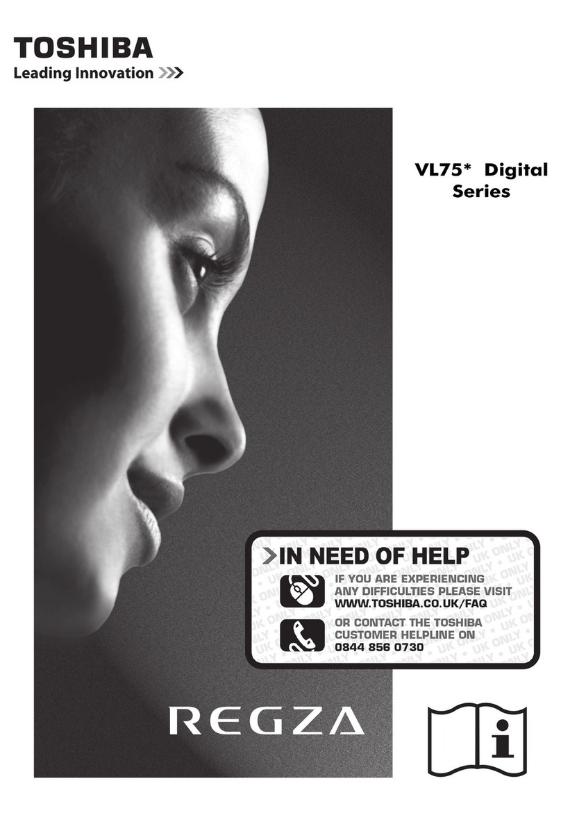 Toshiba 40VL758B User manual