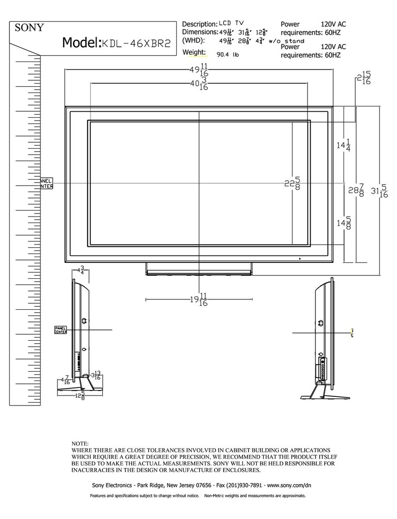 Sony BRAVIA KDL-46XBR2 User guide