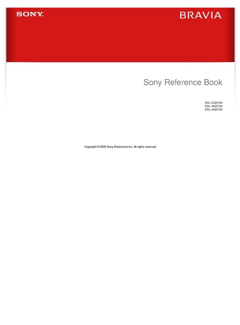 Sony BRAVIA KDL-40Z5100 Product guide