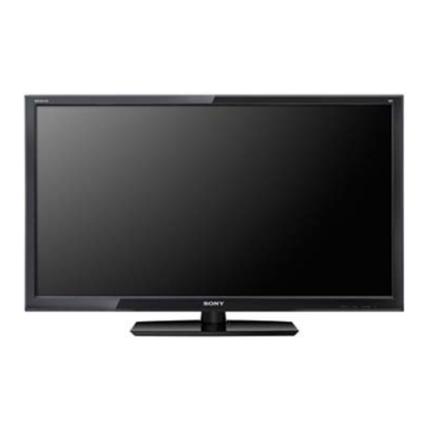 Sony BRAVIA KDL-40XBR9 User manual Sony BRAVIA KDL-40XBR9 User manual