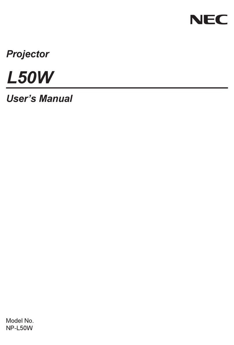 NEC NP-L50W User manual