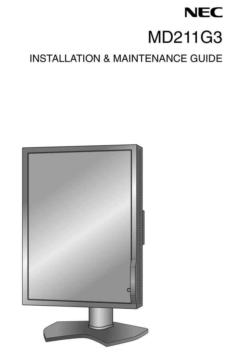 NEC MD211G3 Installation & maintenance guide