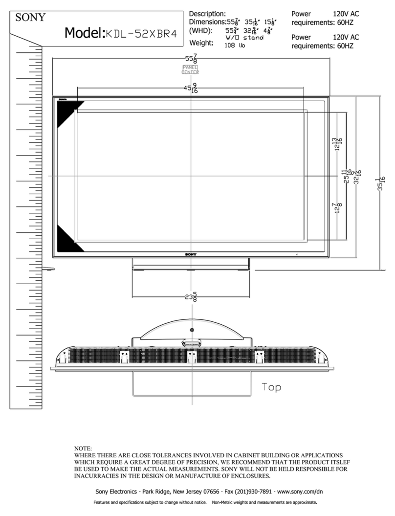 Sony BRAVIA KDL-52XBR4 Guide