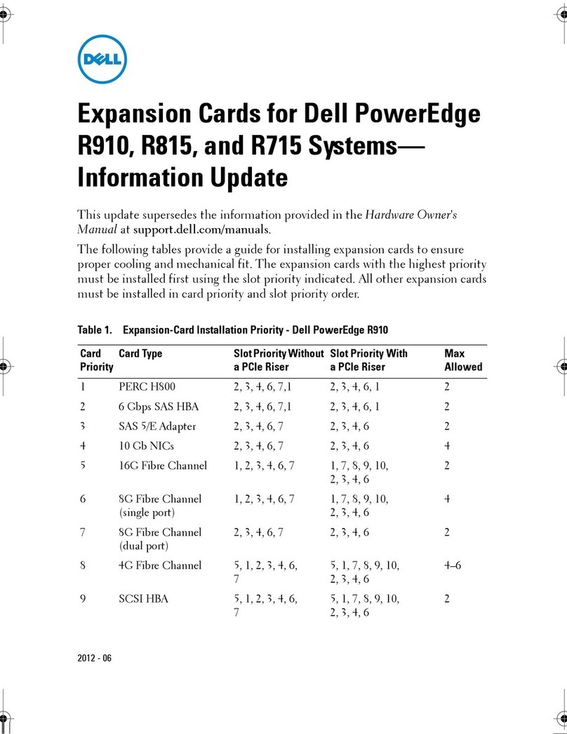 Dell PowerEdge R910 Technical manual Dell PowerEdge R910 Technical manual