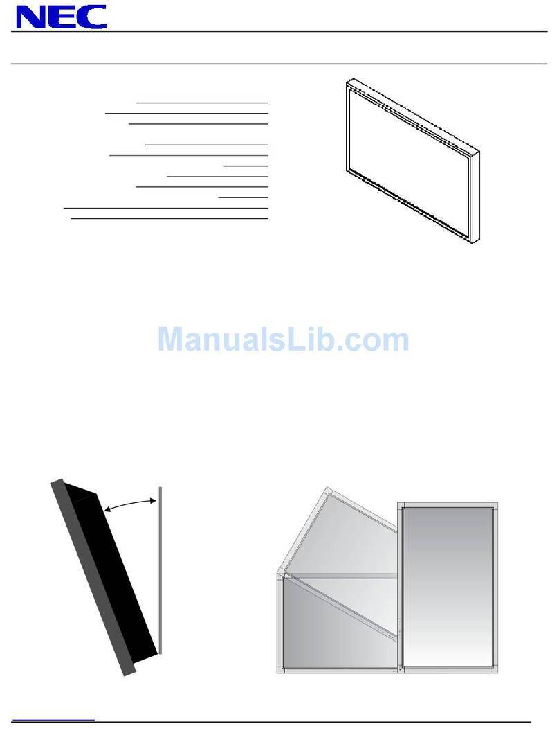 NEC MultiSync X462HB User manual