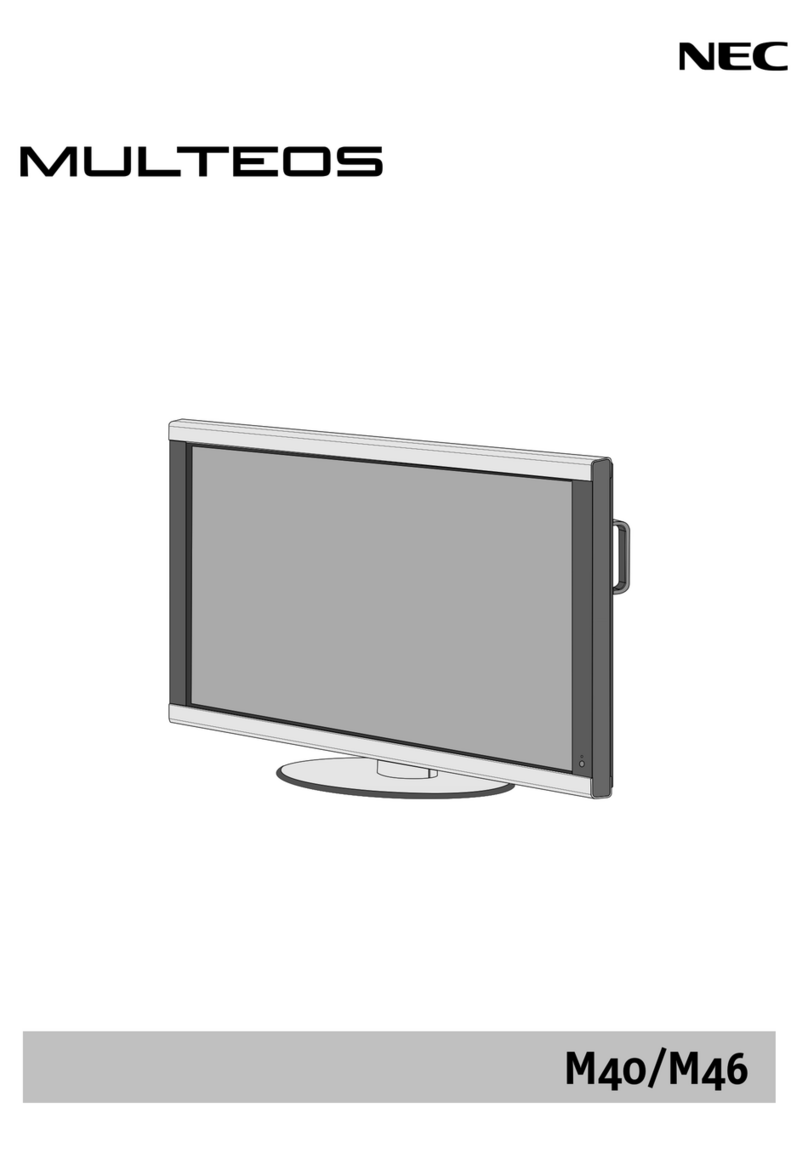 NEC M46B-AVT - 46" LCD TV User manual