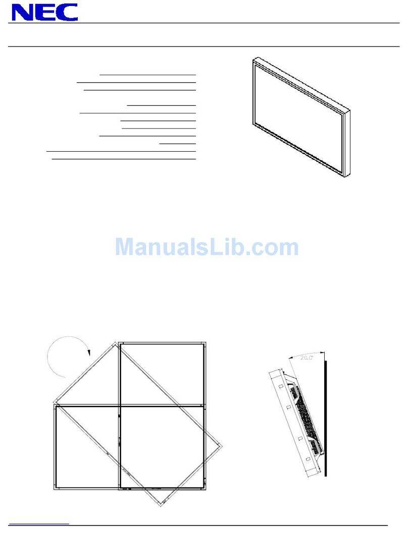 NEC MultiSync P402 User manual