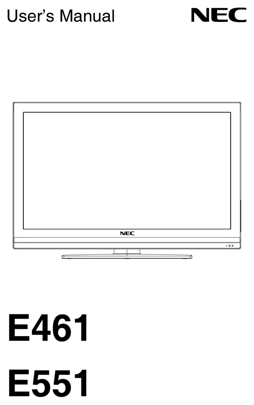 NEC E461 User manual