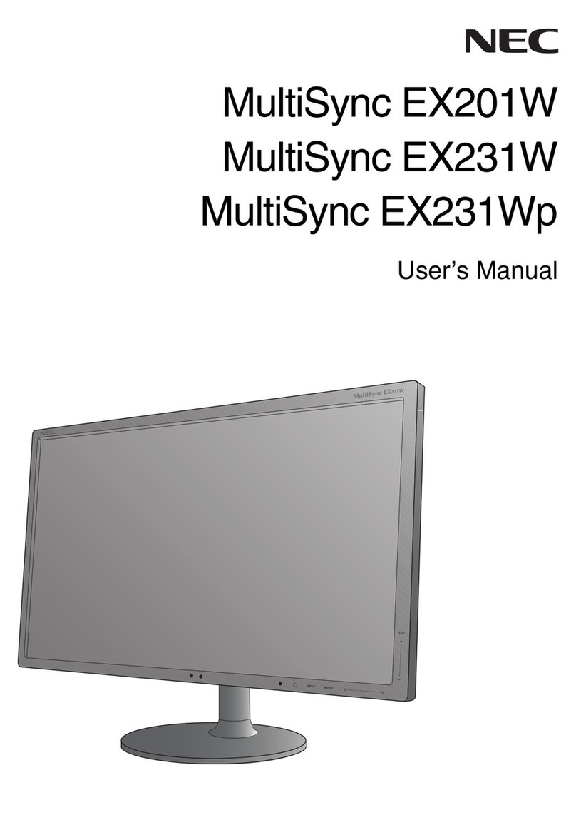 NEC EX201W-BK User manual