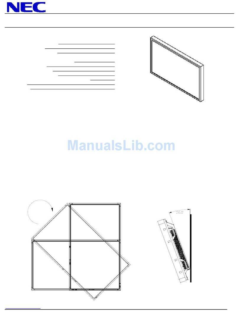NEC MultiSync P702 User manual
