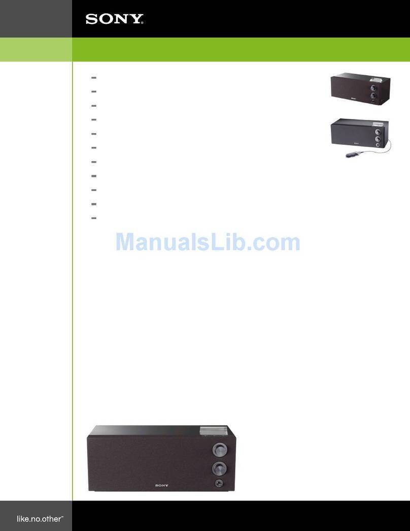 Sony ICF-M1000 User manual