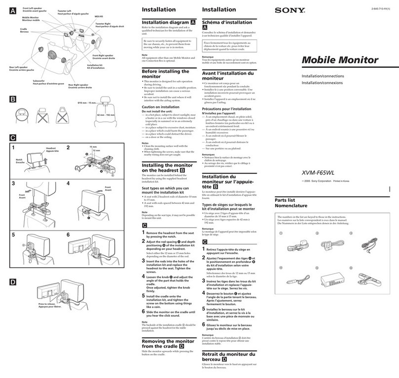 Sony XVM-F65WL Product guide