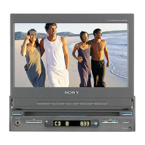 Sony XAV-A1 - Av Center Product guide