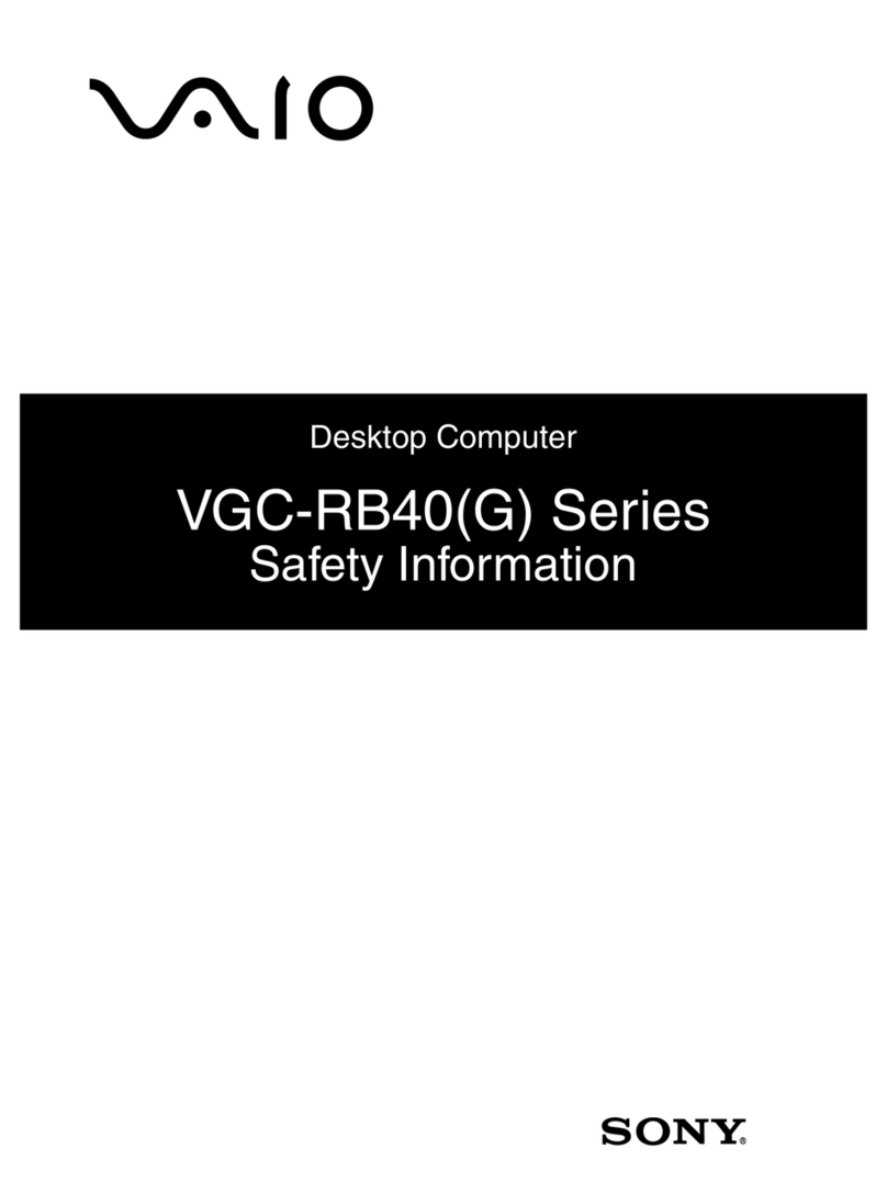 Sony VAIO VGCRB40 Original instructions