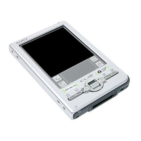Sony CLIE PEG-TJ37 Spec sheet