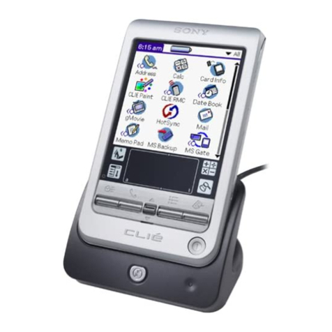Sony CLIE PEG-T665C Application guide