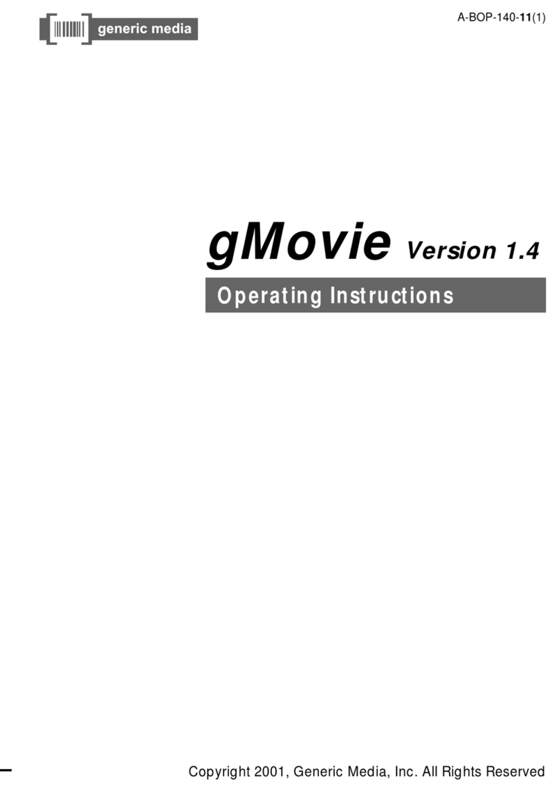 Generic Media CLIE PEG-T415 User manual