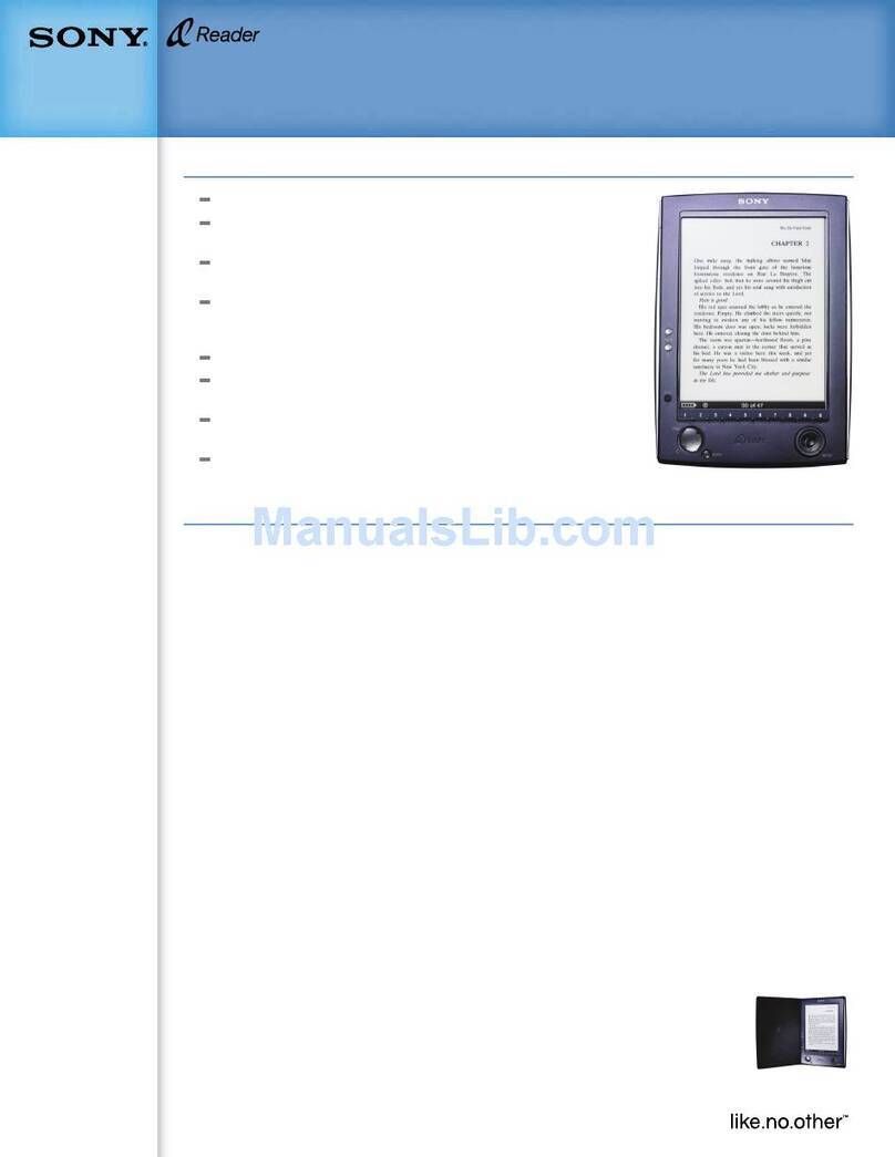 Sony PRS-500 Specifications
