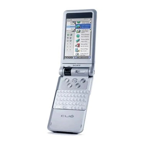 Sony CLIE PEG-N710C User manual
