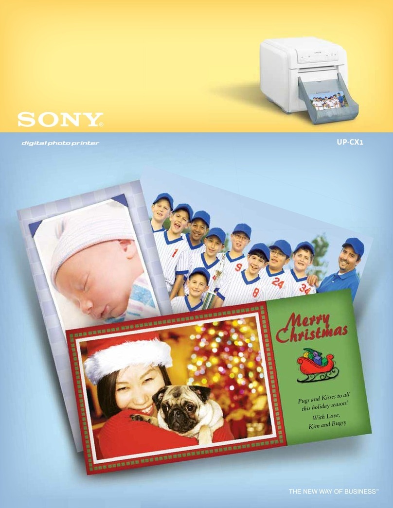 Sony UP-CX1 series User manual
