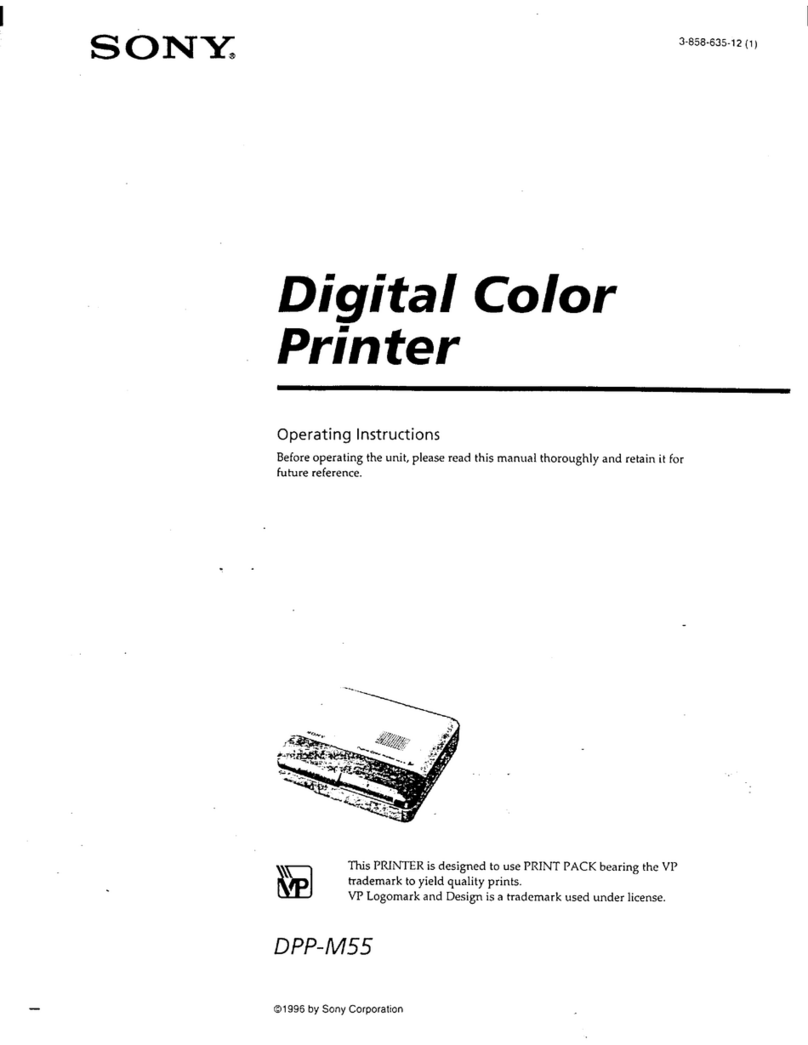 Sony DPP-M55 Marketing User manual