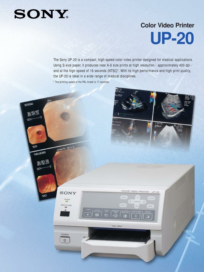 Sony UP-20 User manual