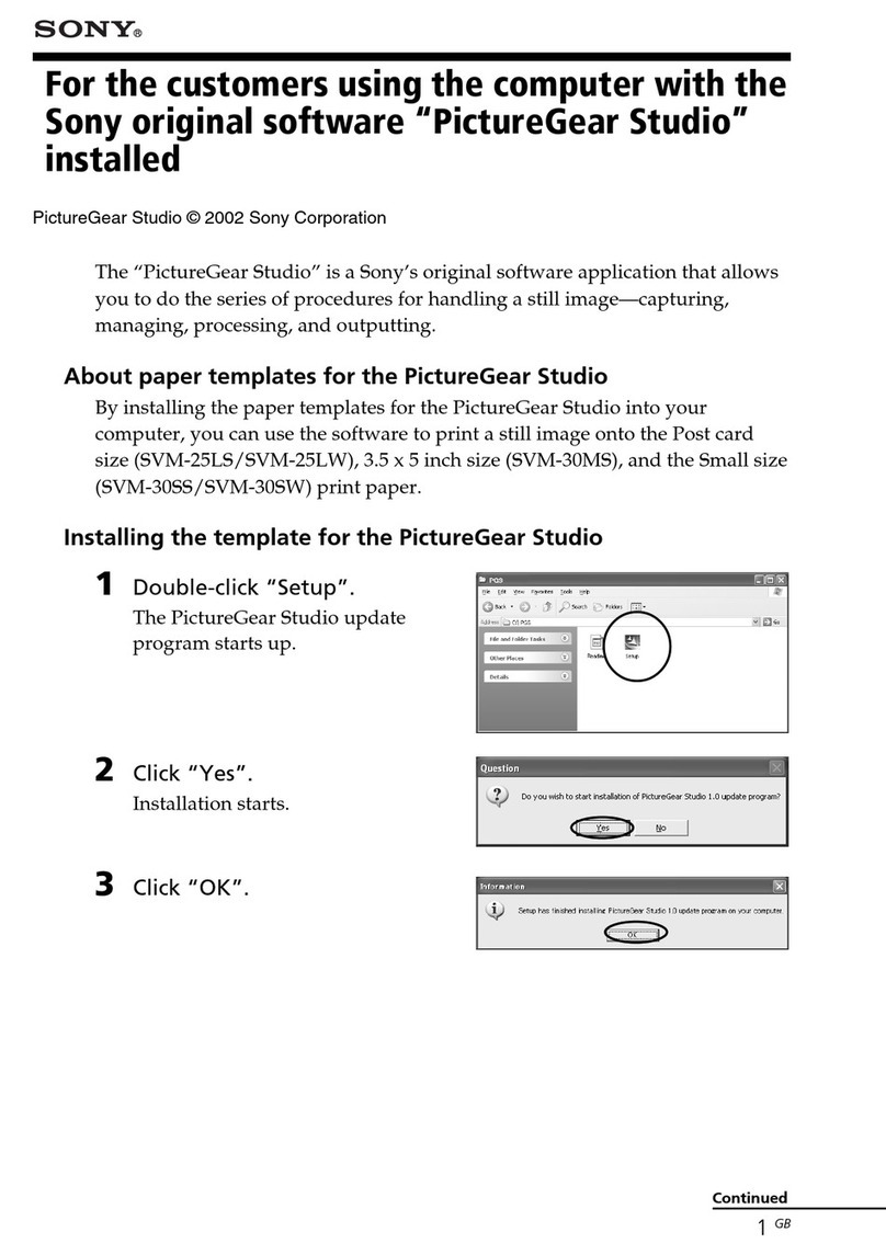 Sony DPP-EX5 Quick start guide