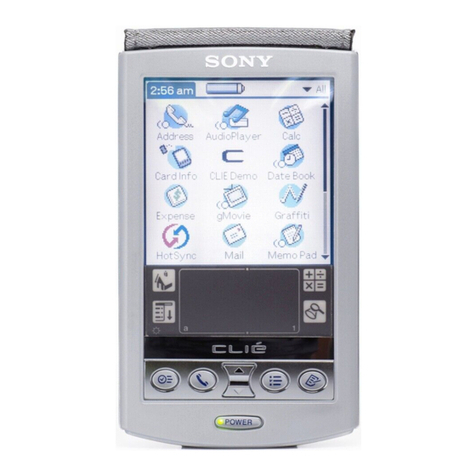 Sony PEG-N760C Audio Player v2.1 User manual