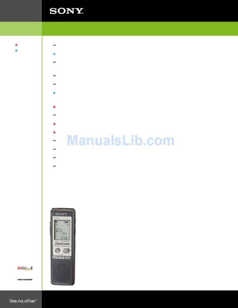 Sony ICD-P320 Digital Voice Editor 2 User manual