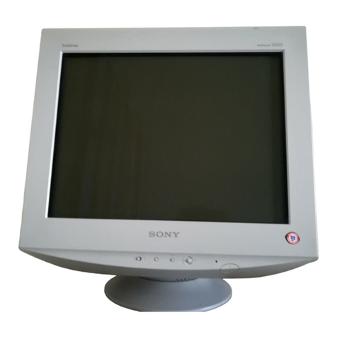 Sony Multiscan CPD-G520 User manual