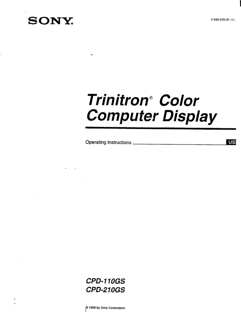 Sony CPD-110GS User manual