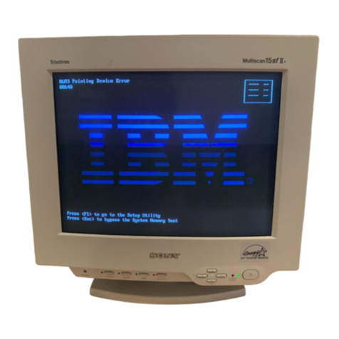 Sony Trinitron CPD-17SF2 User manual