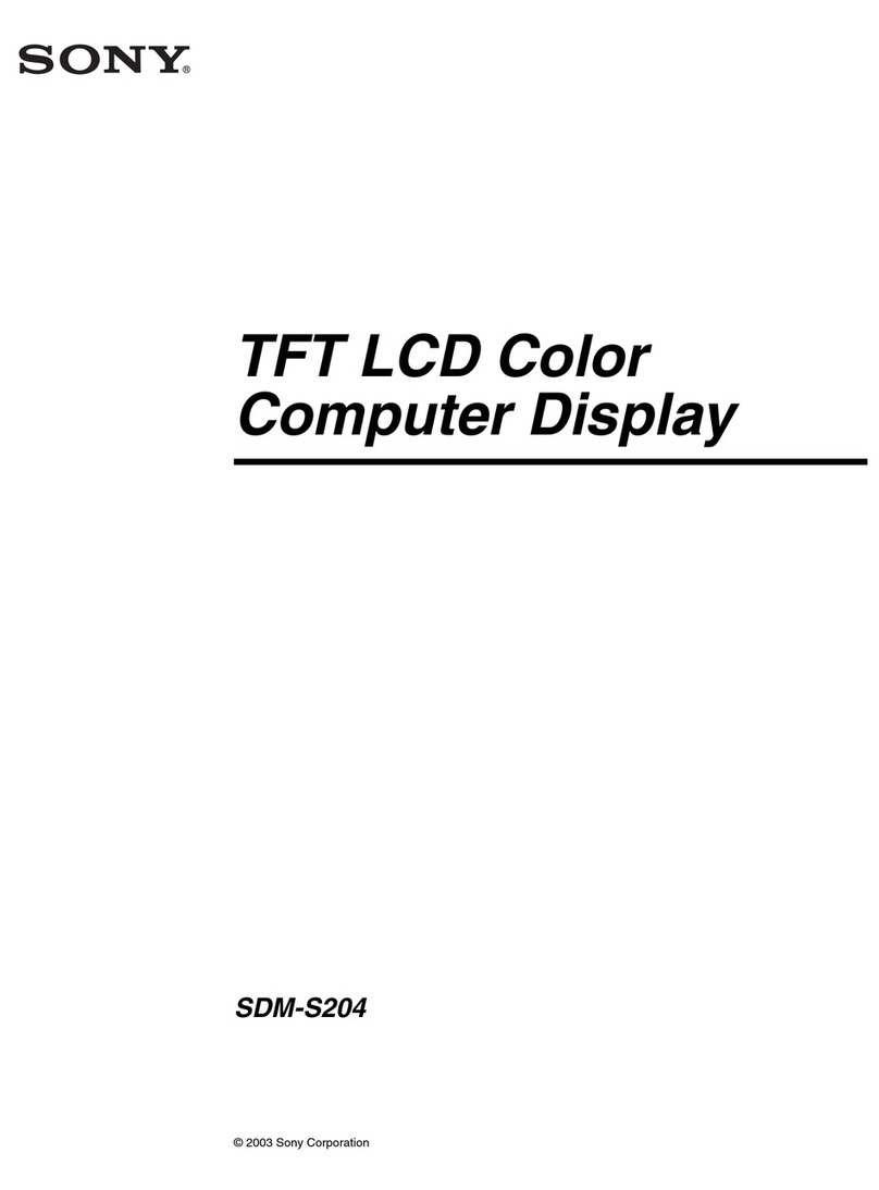 Sony SDM-S204/B User manual Sony SDM-S204/B User manual